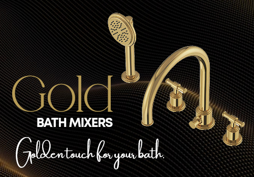 Gold Bath Mixers
