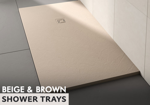 Beige & Brown Shower Trays