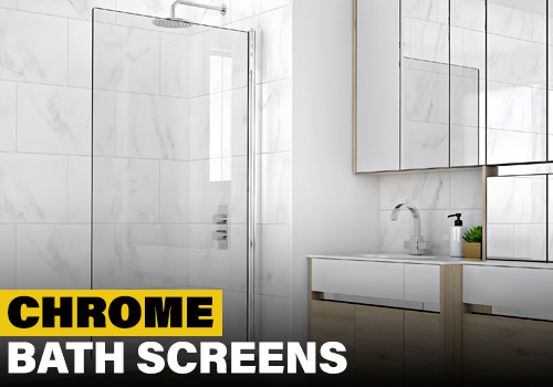 Chrome Bath Screens