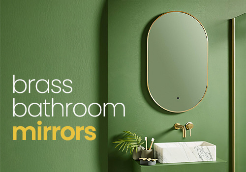 Brass Bathroom Mirrors