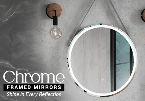 Chrome Framed Mirrors