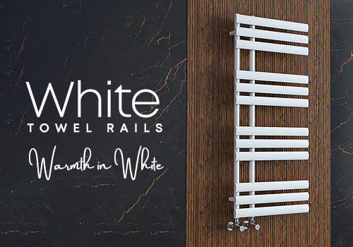 White Heated Towel Rails