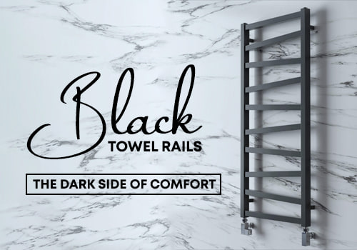 Black Heated Towel Rails