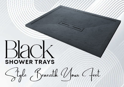 Black & Dark Grey Slate Shower Trays